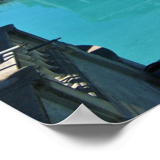 Neptune Pool at Hearst Castle, San Simeon, CA ポスター (角)