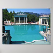 Neptune Pool at Hearst Castle, San Simeon, CA ポスター (正面)