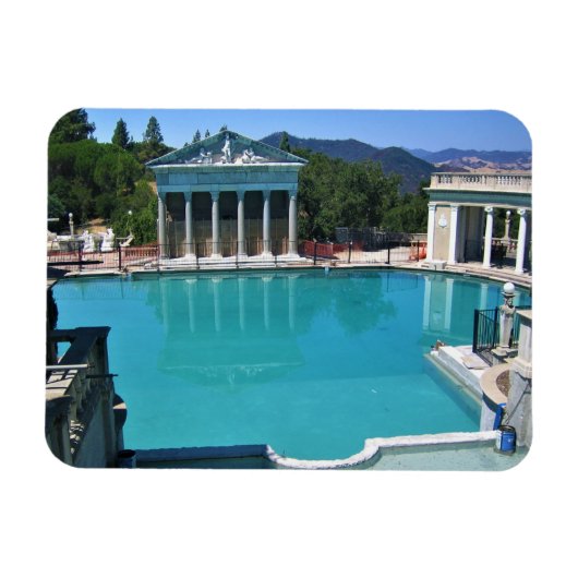 Neptune Pool at Hearst Castle, San Simeon, CA マグネット (横)