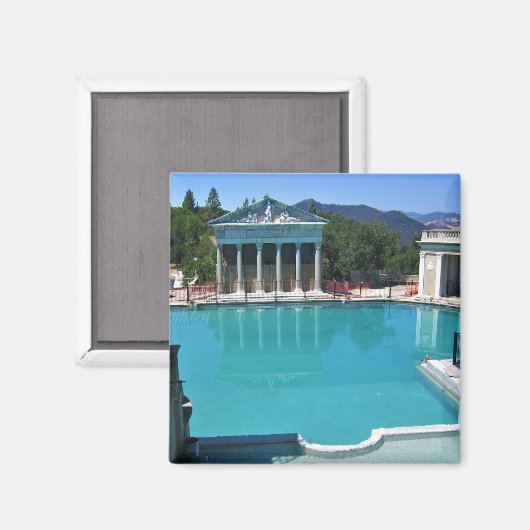 Neptune Pool at Hearst Castle, San Simeon, CA マグネット (正面/裏面)