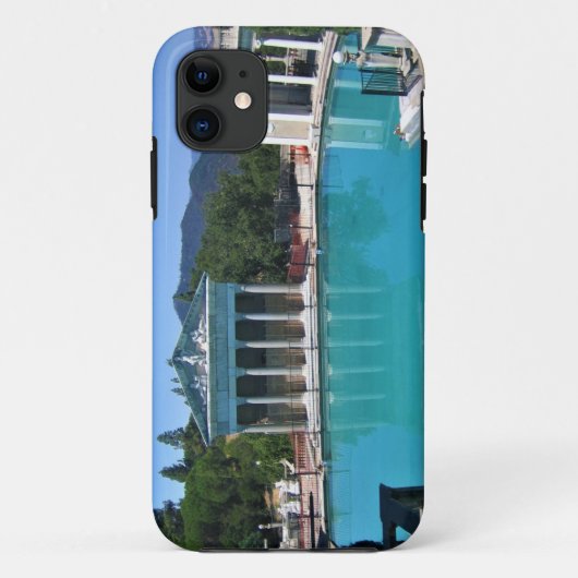 Neptune Pool at Hearst Castle, San Simeon, CA Case-Mate iPhoneケース (裏面)