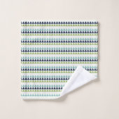 Neptune、Seashell、Green、Navyの三角形 バスタオルセット (ウォッシュタオル)