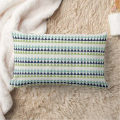Neptune、Seashell、Green、Navyの三角形 ランバークッション (ブランケット)