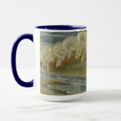 Neptune's Horses by Walter Crane マグカップ (左)