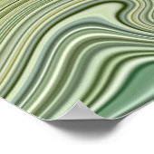 Neptune's MOONS -抽象芸術ポスター ポスター (角)