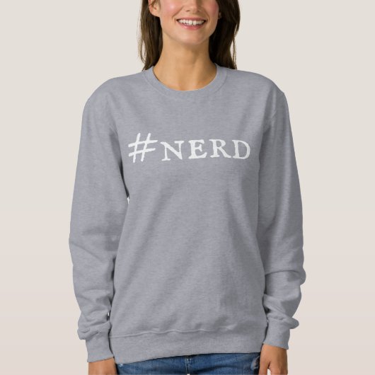 #NERD女子Tシャツ スウェットシャツ (正面)