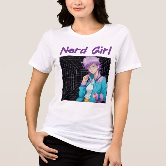 Nerd Girl  トライブレンドＴシャツ (正面)