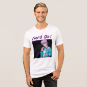 Nerd Girl  トライブレンドＴシャツ (正面全面)