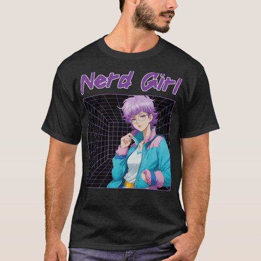 Nerd Girl  Tシャツ (正面)