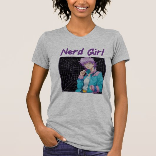 Nerd Girl  Tシャツ (正面)