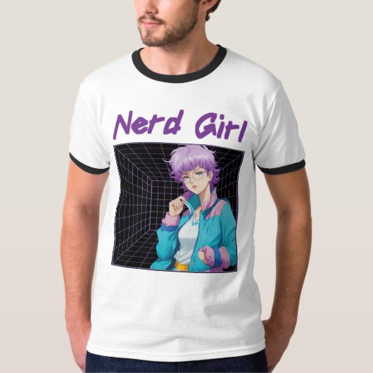 Nerd Girl  Tシャツ (正面)
