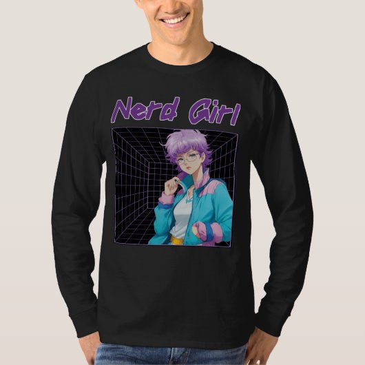 Nerd Girl  Tシャツ (正面)