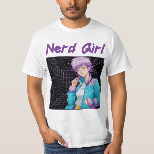 Nerd Girl  Tシャツ (正面)