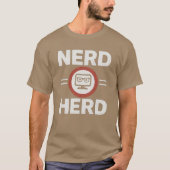 Nerd herd friend vintage tシャツ (正面)