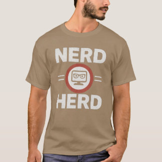Nerd herd friend vintage tシャツ