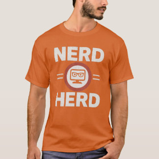 Nerd herd friend vintage tシャツ