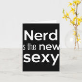 Nerd Is The New Y Gamers Software Engineers Origin カード (黄色い花)