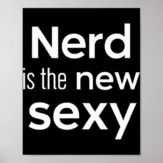 Nerd Is The New Y Gamers Software Engineers Origin ポスター (正面)