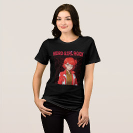 Nerd Rock Girl T-Shirt トライブレンドＴシャツ