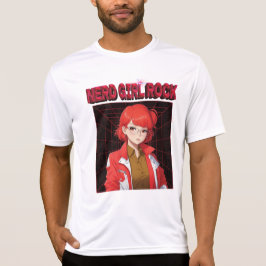 Nerd Rock Girl T-Shirt Tシャツ