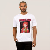 Nerd Rock Girl T-Shirt Tシャツ (正面フル)