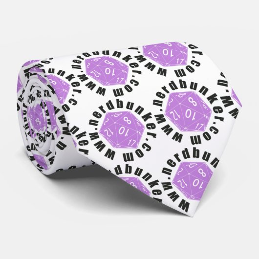 Nerdbunker D20のタイ ネクタイ (ロール)