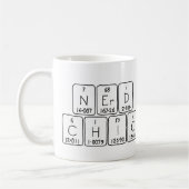 NerdChicの周期表フレーズmag コーヒーマグカップ (左)