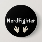 NerdFighterボタン- DFTBA 缶バッジ (正面)