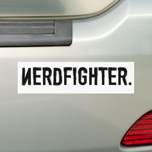 Nerdfighter バンパーステッカー (車上)