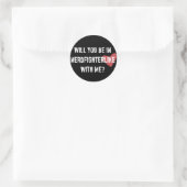 Nerdfighter Like：ブラック ラウンドシール (バッグ)