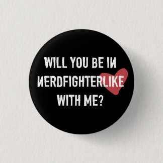 Nerdfighterlikeボタンの黒 缶バッジ