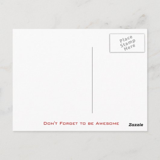 Nerdfighters 保 CalmとDFTBA ポストカード (裏面)