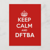 Nerdfighters 保 CalmとDFTBA ポストカード (正面)