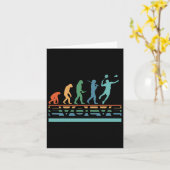 Nerdyおもしろい Evolve Dminton Player Evolutionスポーツ カード (黄色い花)