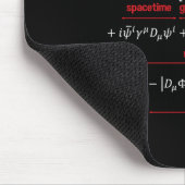 Nerdy標準モデル方程式 – Gift For Physics2 マウスパッド (コーナー)
