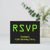 Nerdy、デジタルスタイル&テクシー「RSVP」ポストカード ポストカード (スタンド正面)