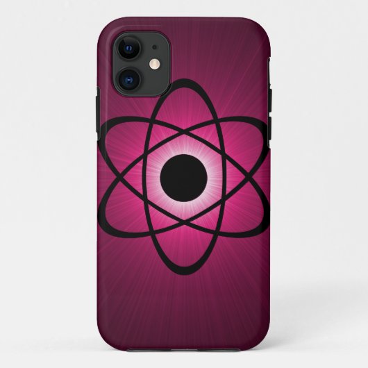 Nerdy Atomic BT iPhone 5ケース、ピンク Case-Mate iPhoneケース (裏面)