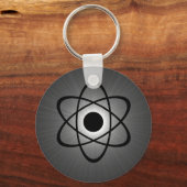 Nerdy Atomic Keychain、グレー キーホルダー (正面)