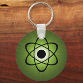 Nerdy Atomic Keychain、緑 キーホルダー (正面)