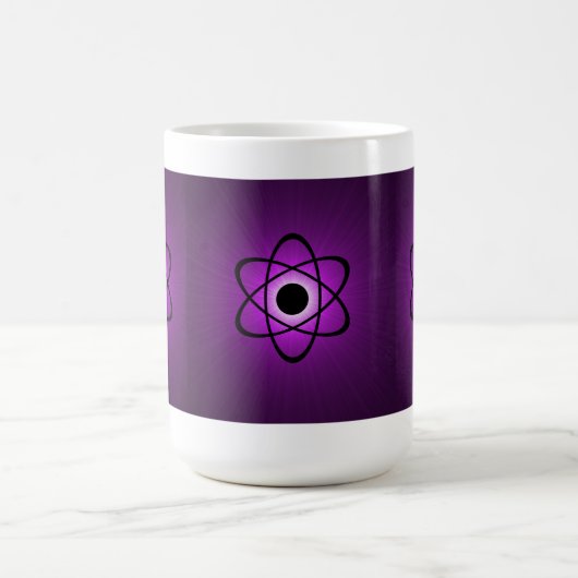 Nerdy Atomic Mug、紫 コーヒーマグカップ (中央)
