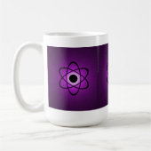 Nerdy Atomic Mug、紫 コーヒーマグカップ (左)
