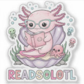 Nerdy Axolotl読の著書 シール (正面)