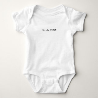 Nerdy Baby Hello World Body ベビーボディスーツ