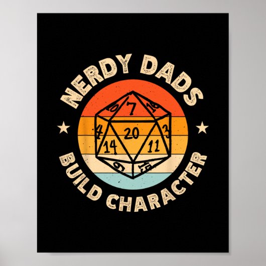 Nerdy Dads Build Character  ポスター (正面)