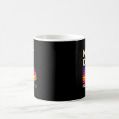 Nerdy Dads Build Character, Retro Tabletop Rpg Fat コーヒーマグカップ (中央)