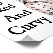 Nerdy Dirty Inked &;曲線の愛読者の入れ墨 ポスター (角)