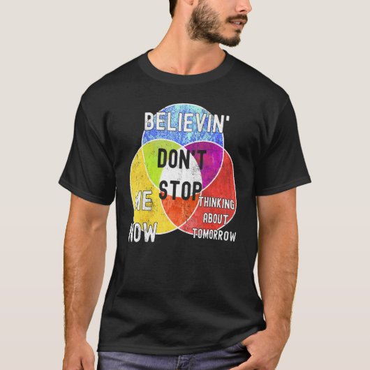 Nerdy Do ストップ Venn図代数学教え Tシャツ (正面)