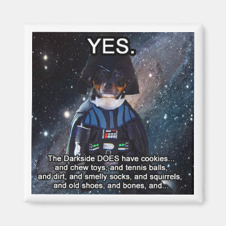 Nerdy Dogはダークサイドの磁石を使う マグネット