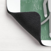 Nerdy Fiftiesクールおもしろいソックモンキーマンガアート マウスパッド (コーナー)