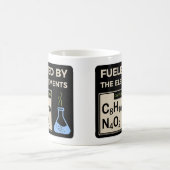Nerdy Gift for Coffee Lovers Fueled by the Element コーヒーマグカップ (中央)